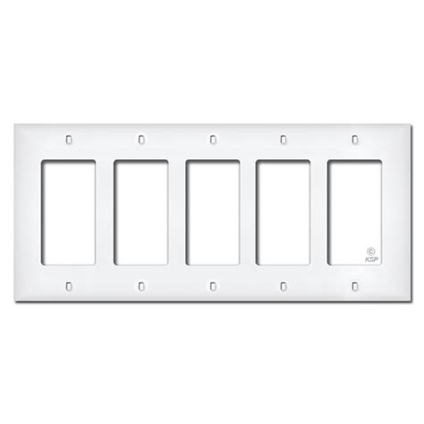 oversized 5 gang switch plate